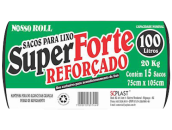 SACO DE LIXO SUPER FORTE 100L