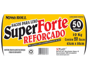 SACO DE LIXO SUPER FORTE 50L